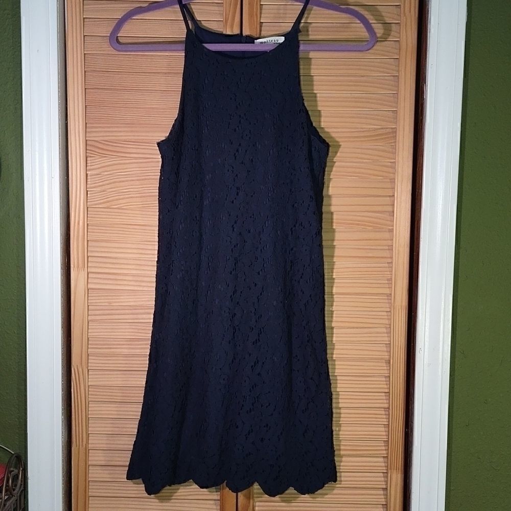 Monteau Lace Mini Dress